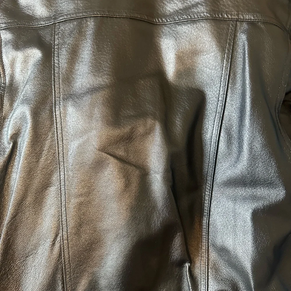 Wilsons Leather Black Bomber Jacket Men's
Medium Thinsulate Insulation RN 69426 - Picture 15 of 15